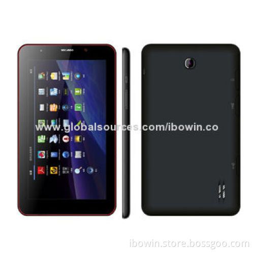 8-inch 4G Call Tablet Phones, Built-in GPS/GPRS/BT/FM, 2/5MP Cameras, MTK6582 Quad-core CPU